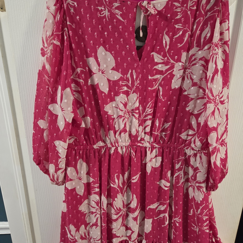 EUC Torrid Mini Clip Dot Babydoll Dress- Size 2x - Picture 9 of 13